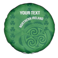Custom Northern Ireland Spare Tire Cover Go Green and White Army