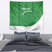 Custom Northern Ireland Tapestry Go Green and White Army