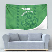 Custom Northern Ireland Tapestry Go Green and White Army