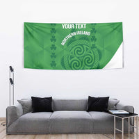 Custom Northern Ireland Tapestry Go Green and White Army