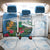 Custom Guatemala Football Back Car Seat Cover Vamos Los Chapines!