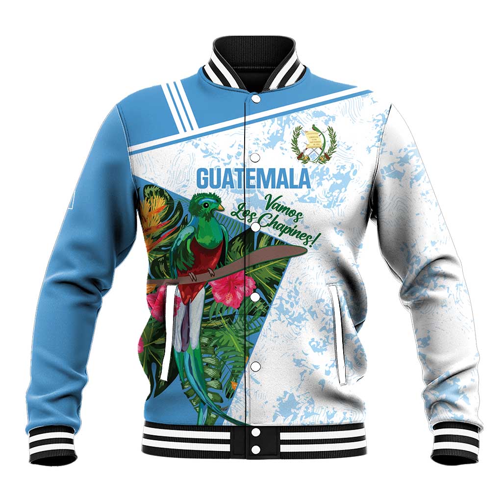 Custom Guatemala Football Baseball Jacket Vamos Los Chapines! LT14