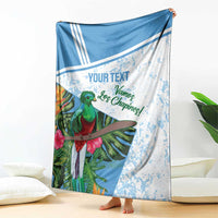 Custom Guatemala Football Blanket Vamos Los Chapines!