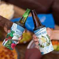 Custom Guatemala Football 4 in 1 Can Cooler Tumbler Vamos Los Chapines! LT14