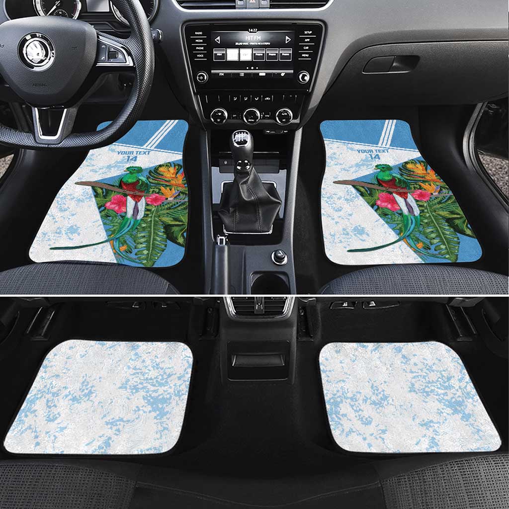Custom Guatemala Football Car Mats Vamos Los Chapines!