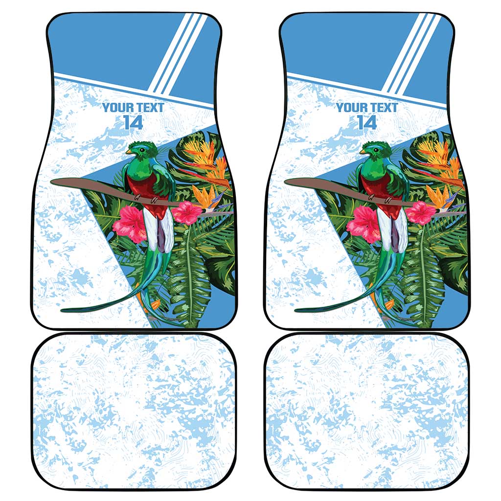 Custom Guatemala Football Car Mats Vamos Los Chapines!