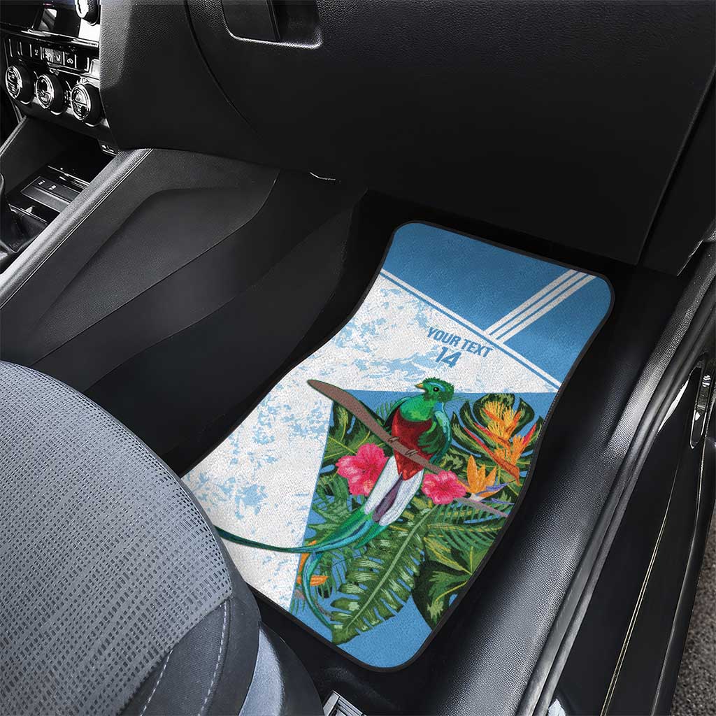 Custom Guatemala Football Car Mats Vamos Los Chapines!