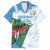 Custom Guatemala Football Family Matching Long Sleeve Bodycon Dress and Hawaiian Shirt Vamos Los Chapines! LT14