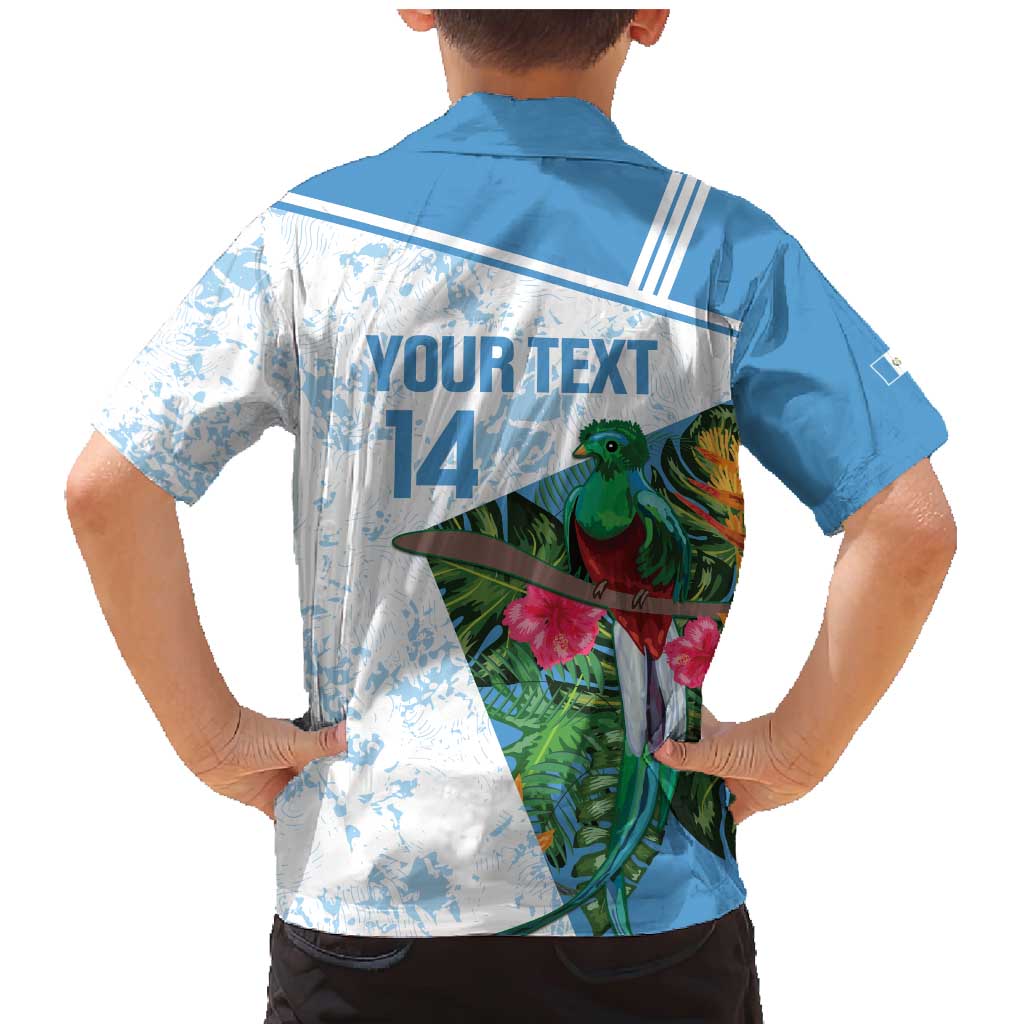 Custom Guatemala Football Family Matching Mermaid Dress and Hawaiian Shirt Vamos Los Chapines! LT14