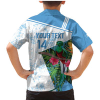 Custom Guatemala Football Family Matching Mermaid Dress and Hawaiian Shirt Vamos Los Chapines! LT14