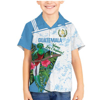 Custom Guatemala Football Family Matching Mermaid Dress and Hawaiian Shirt Vamos Los Chapines! LT14