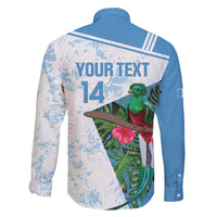 Custom Guatemala Football Family Matching Puletasi and Hawaiian Shirt Vamos Los Chapines! LT14