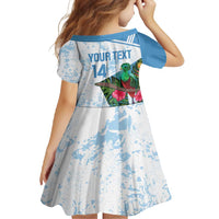 Custom Guatemala Football Family Matching Tank Maxi Dress and Hawaiian Shirt Vamos Los Chapines! LT14