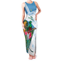 Custom Guatemala Football Family Matching Tank Maxi Dress and Hawaiian Shirt Vamos Los Chapines! LT14