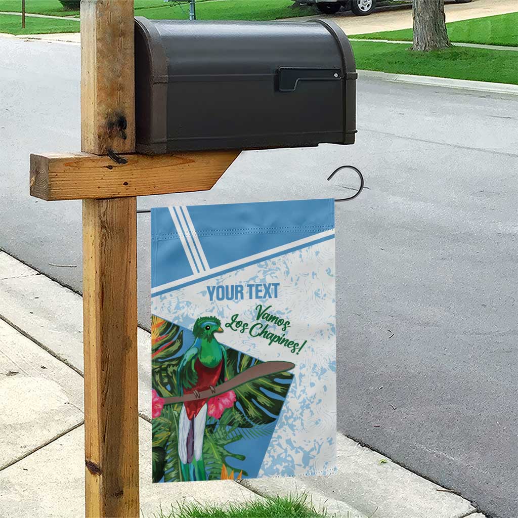 Custom Guatemala Football Garden Flag Vamos Los Chapines!