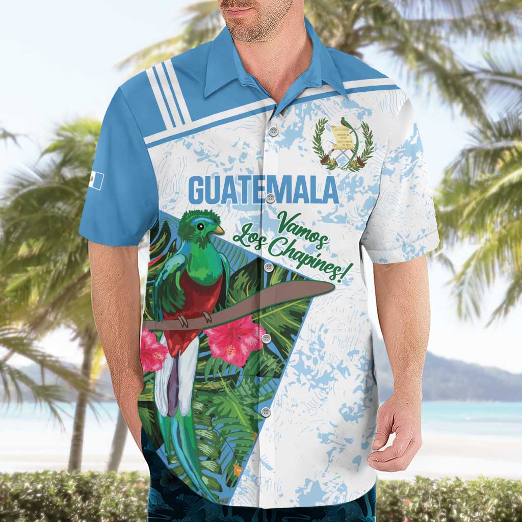 Custom Guatemala Football Hawaiian Shirt Vamos Los Chapines! LT14