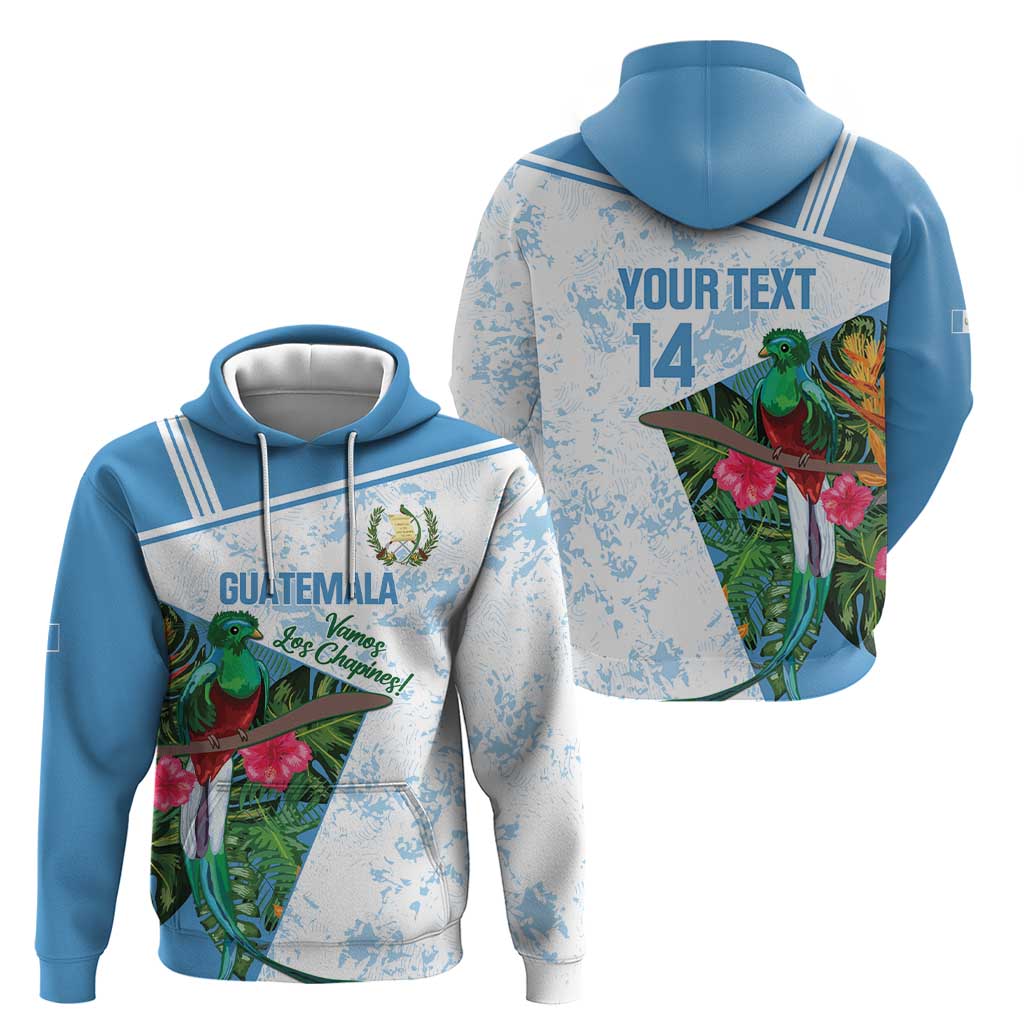 Custom Guatemala Football Hoodie Vamos Los Chapines! LT14