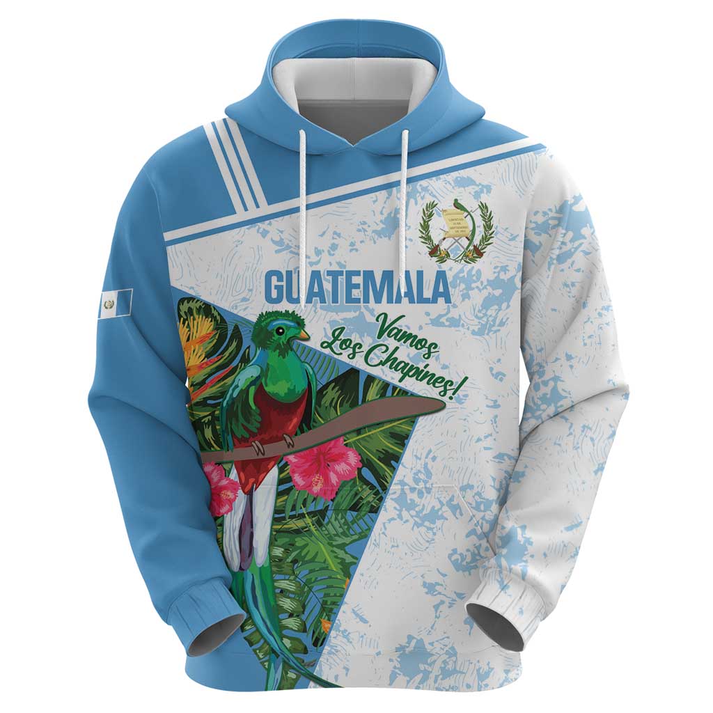 Custom Guatemala Football Hoodie Vamos Los Chapines! LT14
