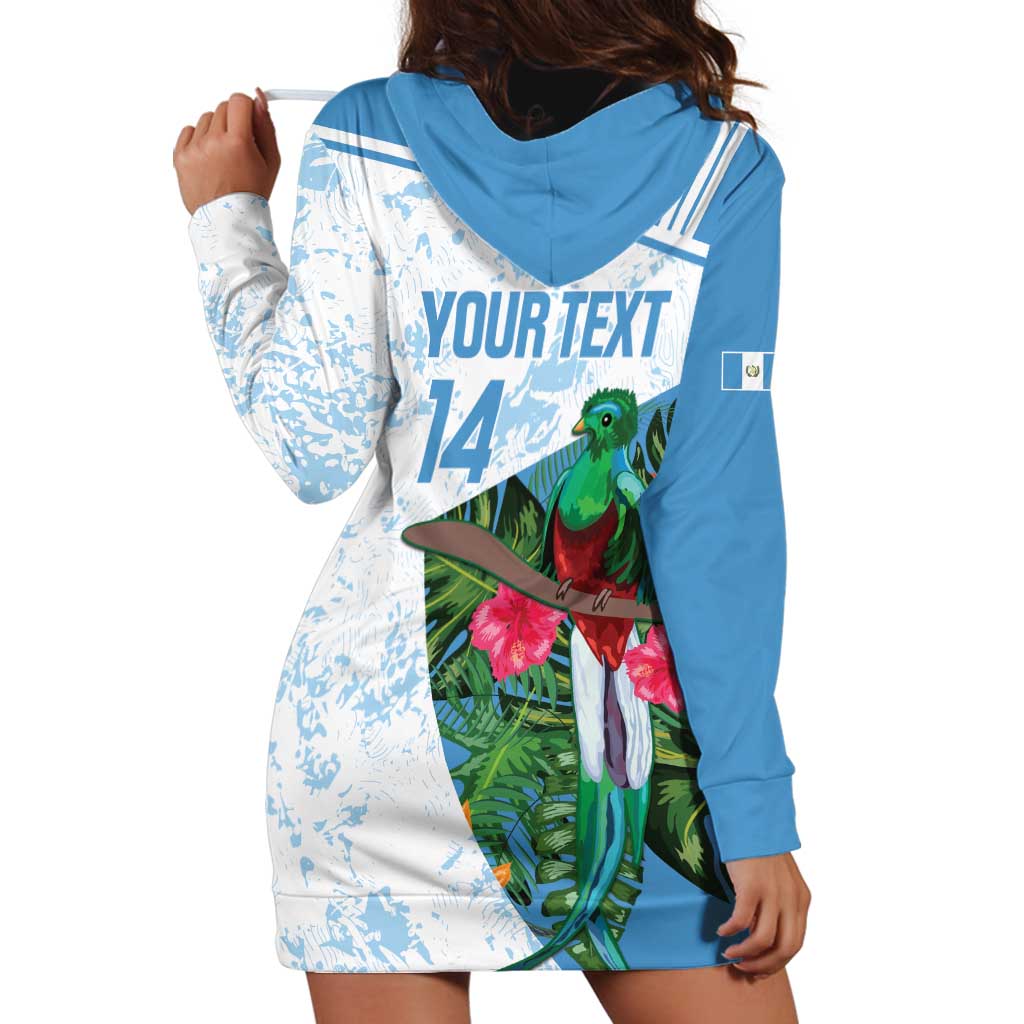 Custom Guatemala Football Hoodie Dress Vamos Los Chapines! LT14