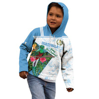 Custom Guatemala Football Kid Hoodie Vamos Los Chapines! LT14