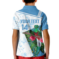 Custom Guatemala Football Kid Polo Shirt Vamos Los Chapines! LT14