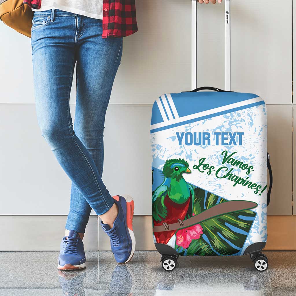 Custom Guatemala Football Luggage Cover Vamos Los Chapines!