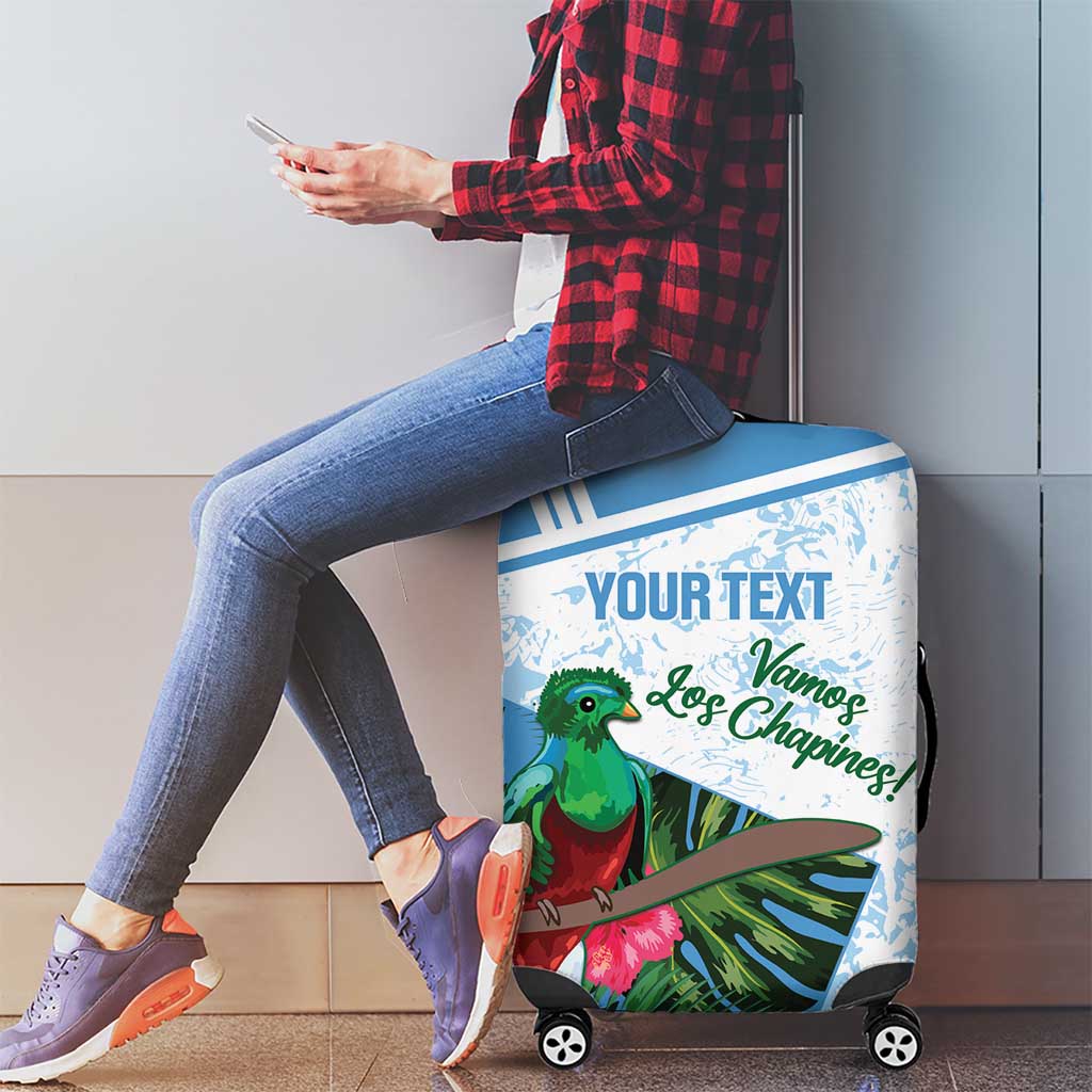 Custom Guatemala Football Luggage Cover Vamos Los Chapines!