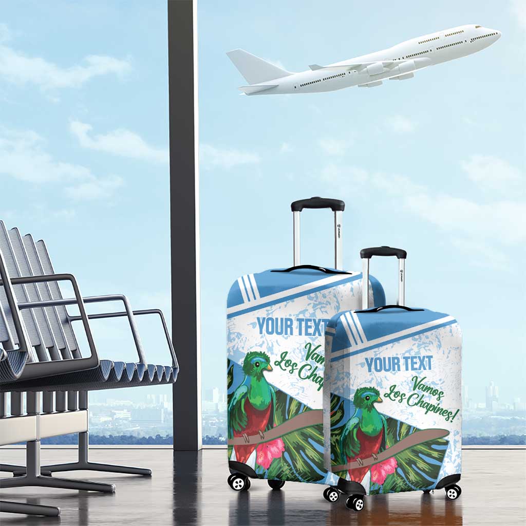 Custom Guatemala Football Luggage Cover Vamos Los Chapines!