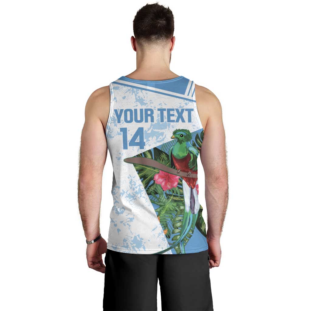 Custom Guatemala Football Men Tank Top Vamos Los Chapines! LT14