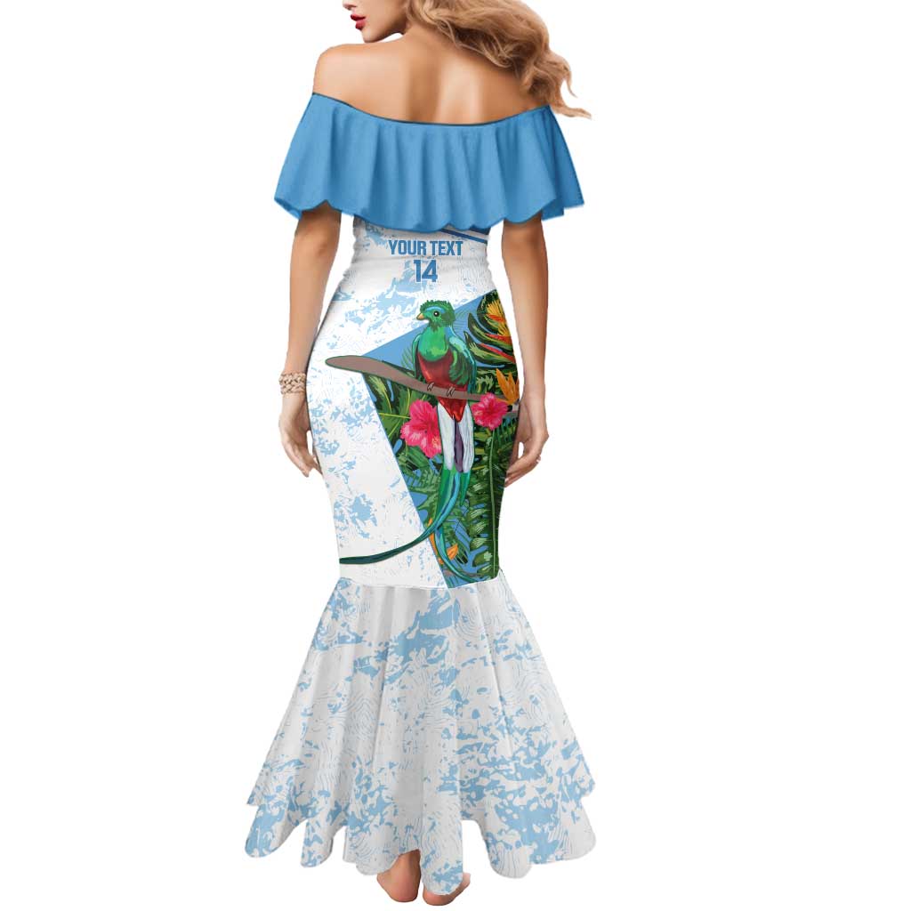 Custom Guatemala Football Mermaid Dress Vamos Los Chapines! LT14