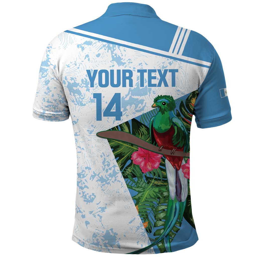 Custom Guatemala Football Polo Shirt Vamos Los Chapines! LT14