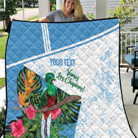 Custom Guatemala Football Quilt Vamos Los Chapines!