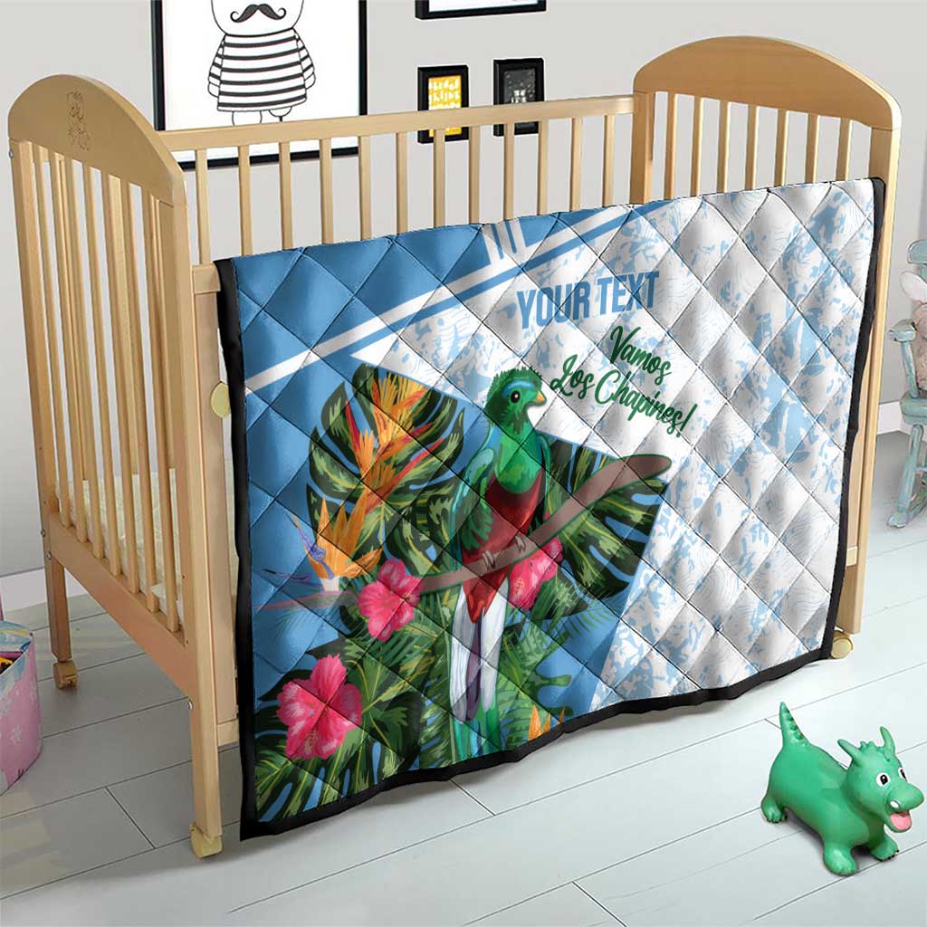 Custom Guatemala Football Quilt Vamos Los Chapines!