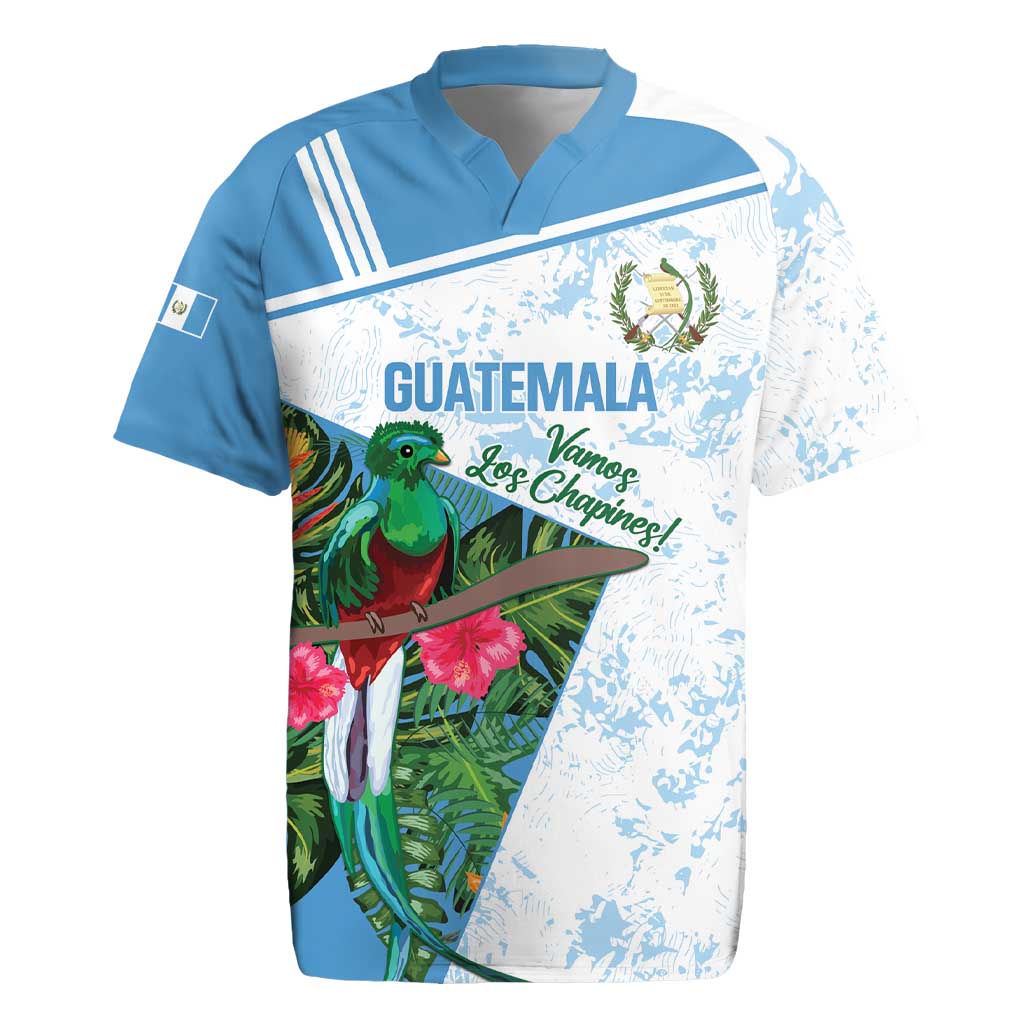 Custom Guatemala Football Rugby Jersey Vamos Los Chapines! LT14