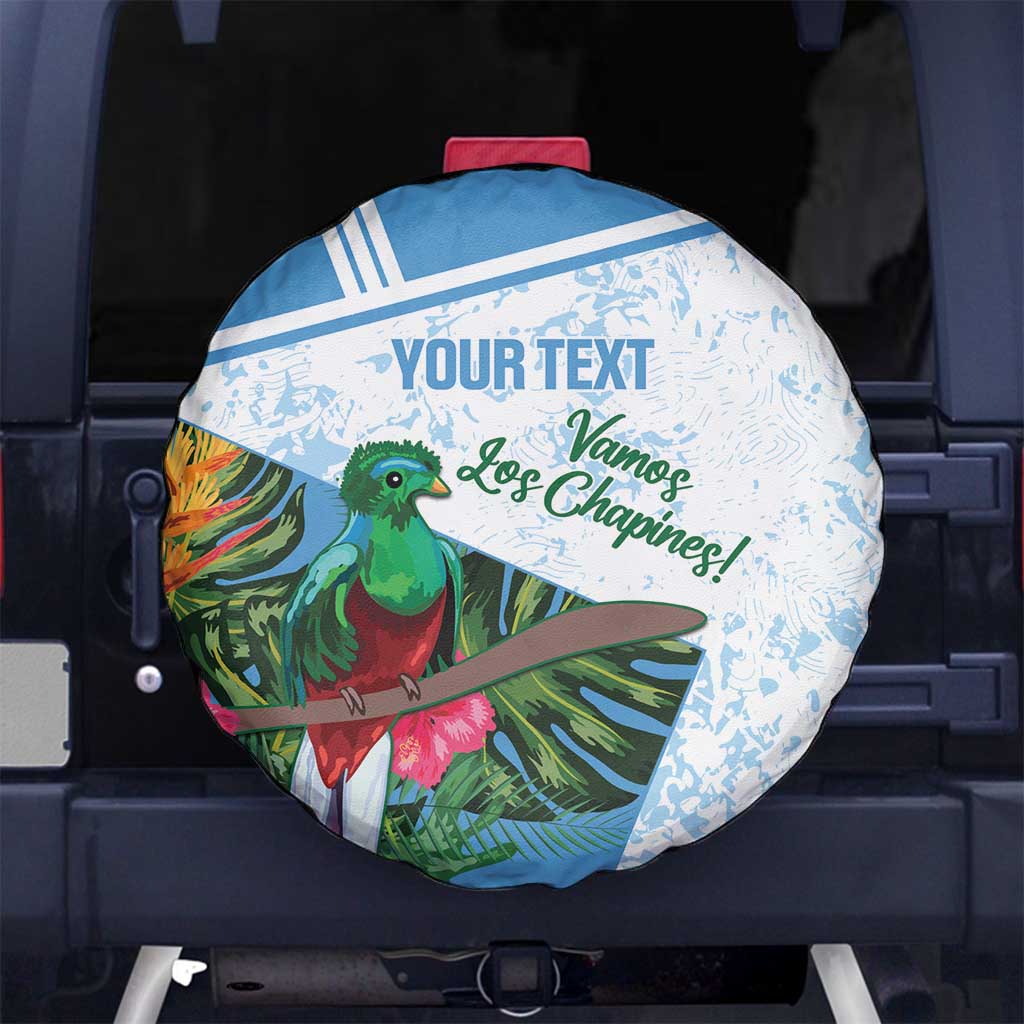 Custom Guatemala Football Spare Tire Cover Vamos Los Chapines!