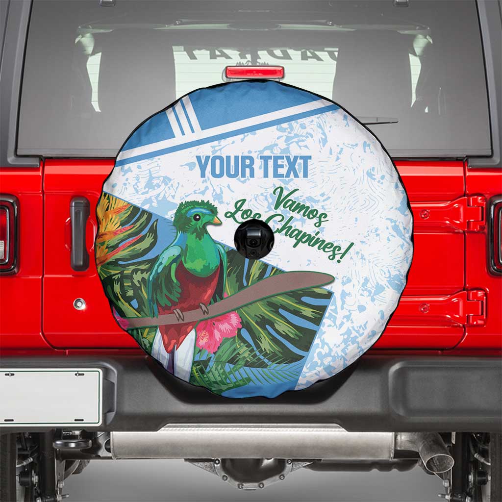 Custom Guatemala Football Spare Tire Cover Vamos Los Chapines!
