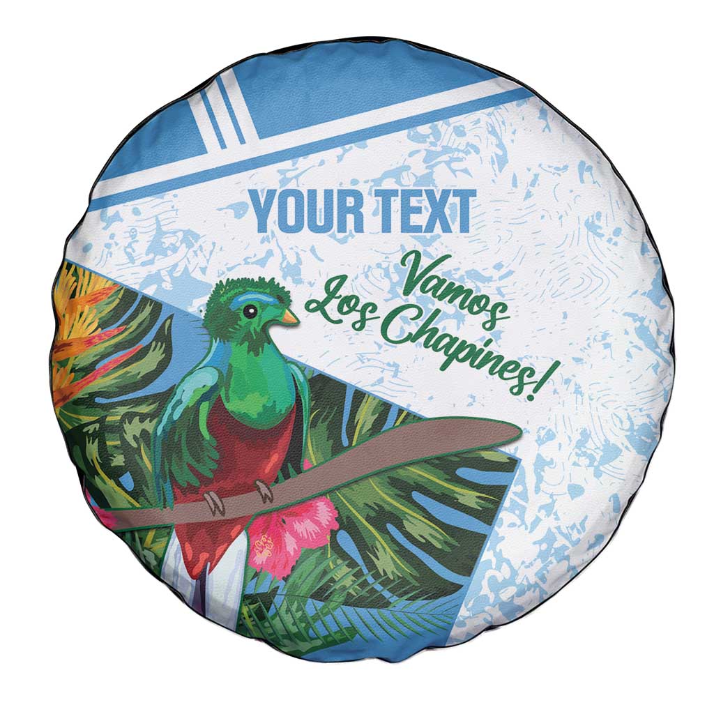 Custom Guatemala Football Spare Tire Cover Vamos Los Chapines!