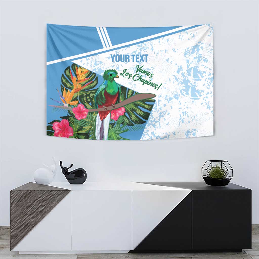 Custom Guatemala Football Tapestry Vamos Los Chapines!