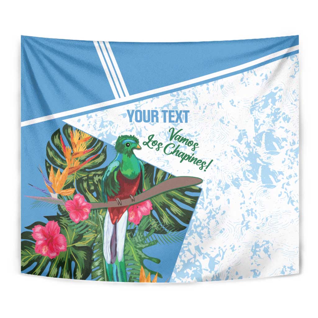 Custom Guatemala Football Tapestry Vamos Los Chapines!
