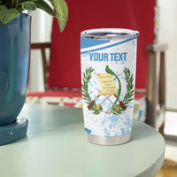 Custom Guatemala Football Tumbler Cup Vamos Los Chapines! LT14