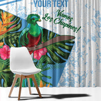 Custom Guatemala Football Window Curtain Vamos Los Chapines!