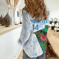 Custom Guatemala Football Women Casual Shirt Vamos Los Chapines! LT14