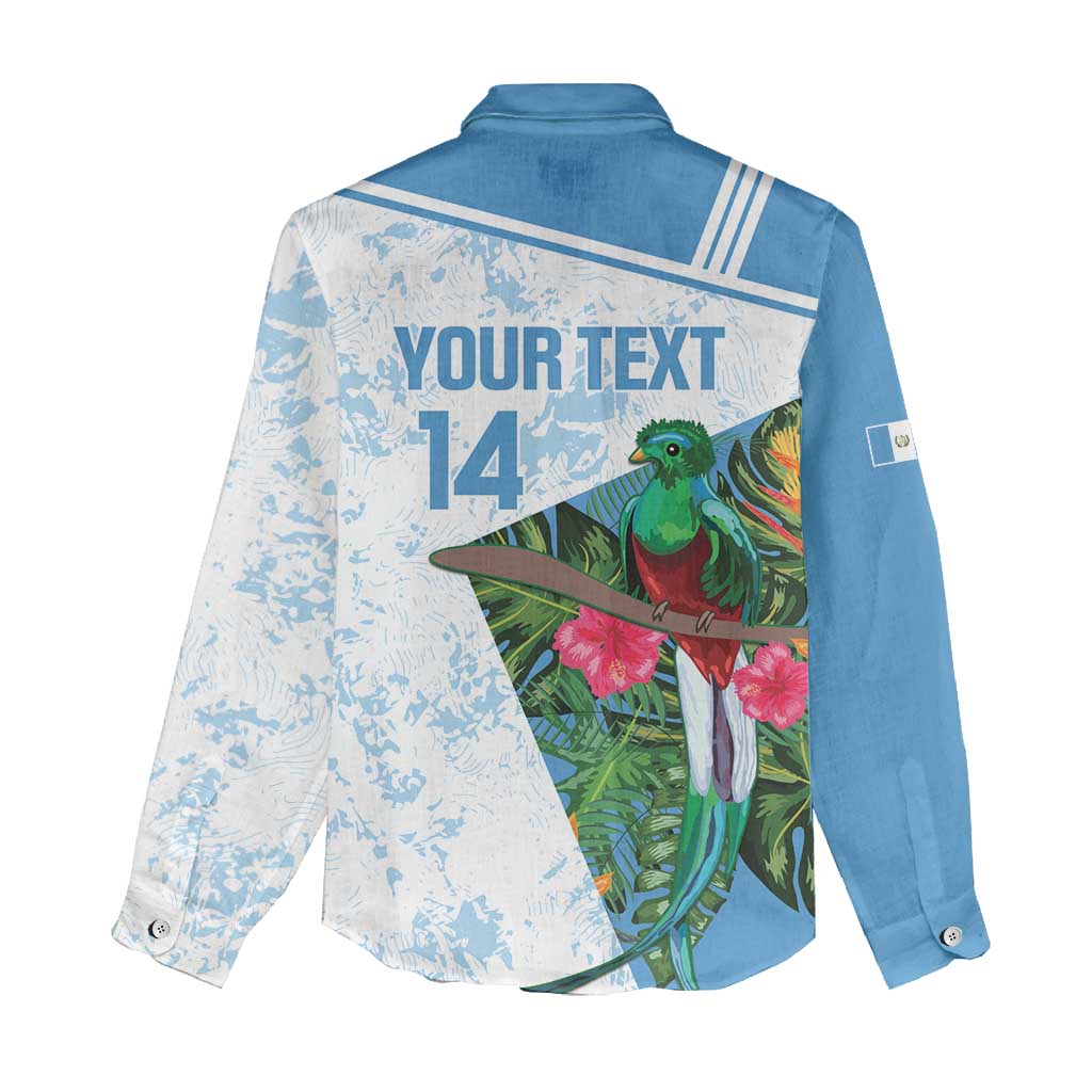 Custom Guatemala Football Women Casual Shirt Vamos Los Chapines! LT14