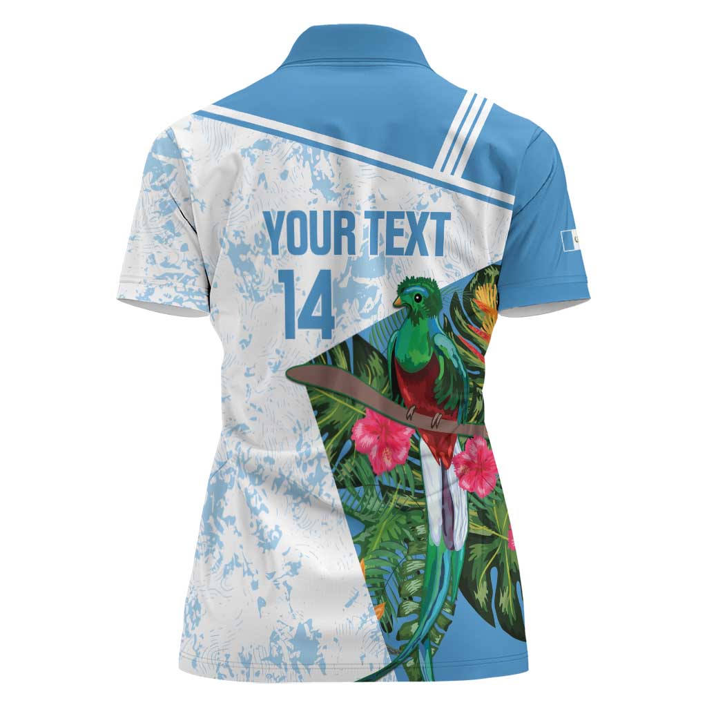 Custom Guatemala Football Women Polo Shirt Vamos Los Chapines! LT14