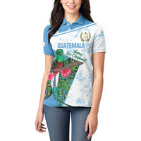 Custom Guatemala Football Women Polo Shirt Vamos Los Chapines! LT14