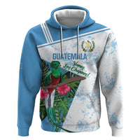 Custom Guatemala Football Zip Hoodie Vamos Los Chapines! LT14
