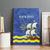 Custom Curacao Football Canvas Wall Art La Familia Azul