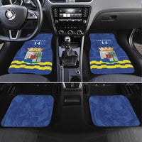 Custom Curacao Football Car Mats La Familia Azul