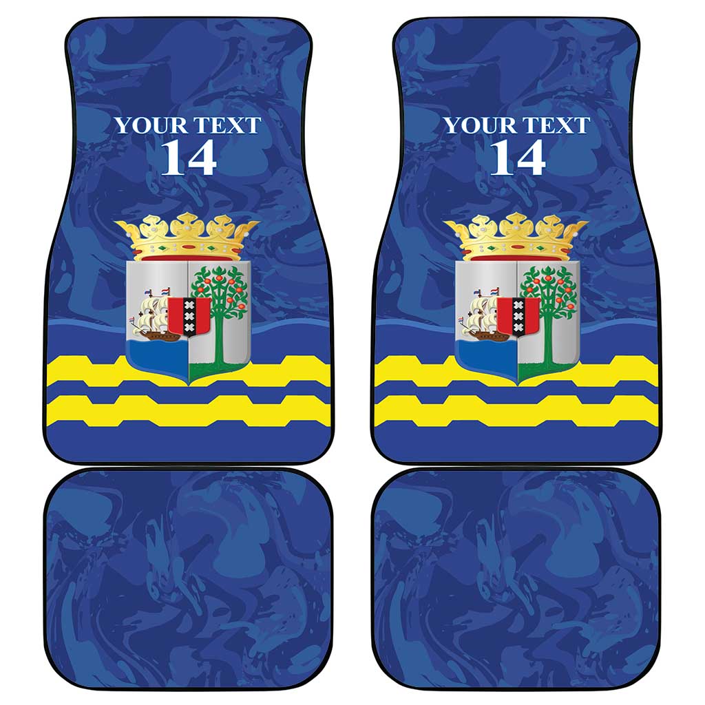 Custom Curacao Football Car Mats La Familia Azul