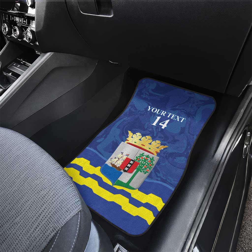Custom Curacao Football Car Mats La Familia Azul